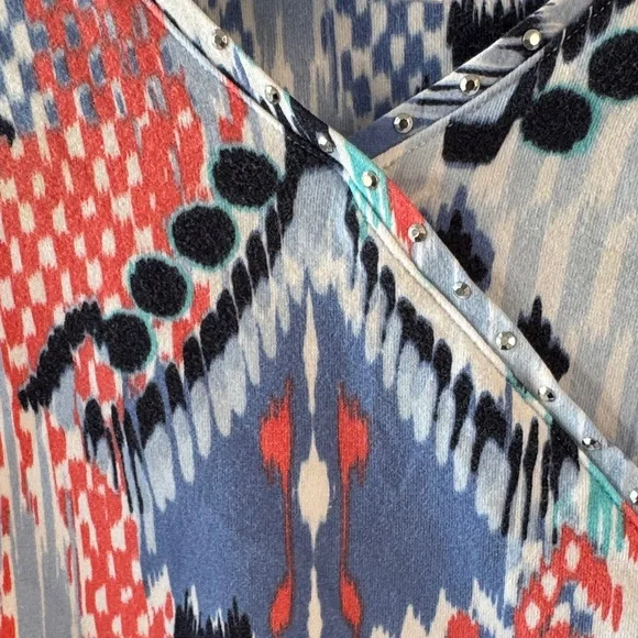 Ruby Rd. Multicolor Abstract Blouse - Picture 4 of 8